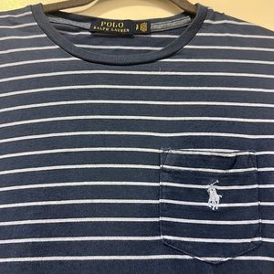 Ralph Lauren Polo Blue Strip Tshirt